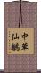 中華仙鶲 Scroll