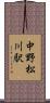 中野松川駅 Scroll