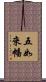 五如來幡 Scroll