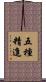 五種精進 Scroll