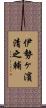 伊勢ヶ濱清之輔 Scroll