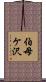 伯母ケ沢 Scroll