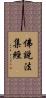 佛說法集經 Scroll