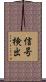 信号検出 Scroll