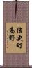 信更町高野 Scroll