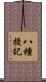 八種授記 Scroll