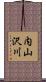 内山沢川 Scroll