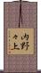 内野々上 Scroll