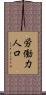 労働力人口 Scroll