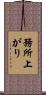務所上がり Scroll