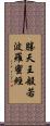 勝天王般若波羅蜜經 Scroll