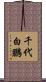 千代白鵬 Scroll