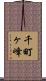 千町ヶ峰 Scroll
