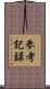 参考記録 Scroll