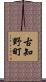 古知野町 Scroll