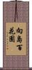 向島百花園 Scroll