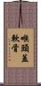 喉頭蓋軟骨 Scroll