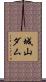 城山ダム Scroll
