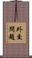 外交問題 Scroll
