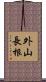 外山長根 Scroll