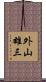 外山雄三 Scroll