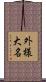 外様大名 Scroll