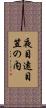 夜目遠目笠の内 Scroll