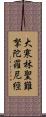 大寒林聖難拏陀羅尼經 Scroll