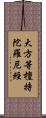 大方等檀持陀羅尼經 Scroll