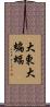 大東大蝙蝠 Scroll