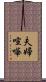 夫婦喧嘩 Scroll