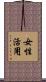 女性活用 Scroll