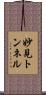 妙見トンネル Scroll