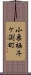 小栗栖牛ケ渕町 Scroll