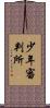少年審判所 Scroll