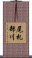 尾札部川 Scroll