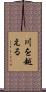 川を越える Scroll