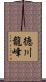 徳川龍峰 Scroll