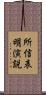 所信表明演説 Scroll