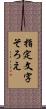 指定文字そろえ Scroll