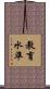 教育水準 Scroll