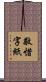 敬惜字紙 Scroll