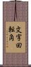 文字回転角 Scroll