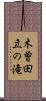 木曽田立の滝 Scroll