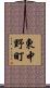 東中野町 Scroll