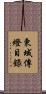 東域傳燈目錄 Scroll