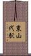東山代駅 Scroll