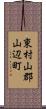 東村山郡山辺町 Scroll