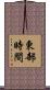 東部時間 Scroll