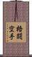 Kakuto Karate Scroll